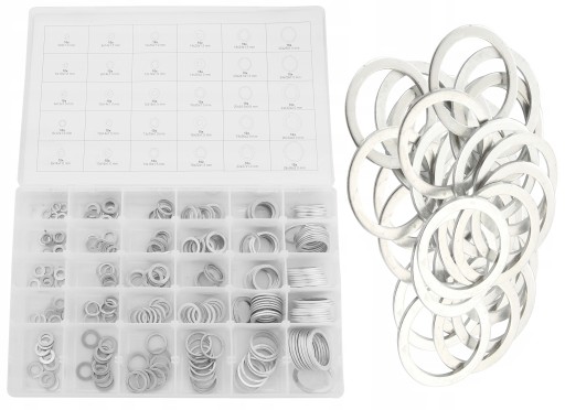 АЛЮМИНИЕВЫЕ ШАЙБЫ НАБОР ШАЙБ ALU 300 EL