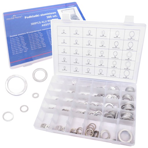 ШАЙБИ АЛЮМІНІЄВІ НАБІР ШАЙБ АЛЮ 300 ЕЛ