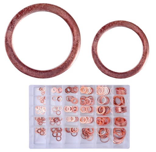 Медные шайбы большой набор 300шт