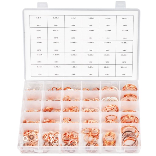 Медные шайбы медные прокладки набор 580ШТ