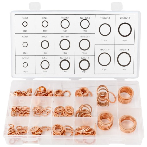 МЕДНЫЕ ШАЙБЫ 220ШТ