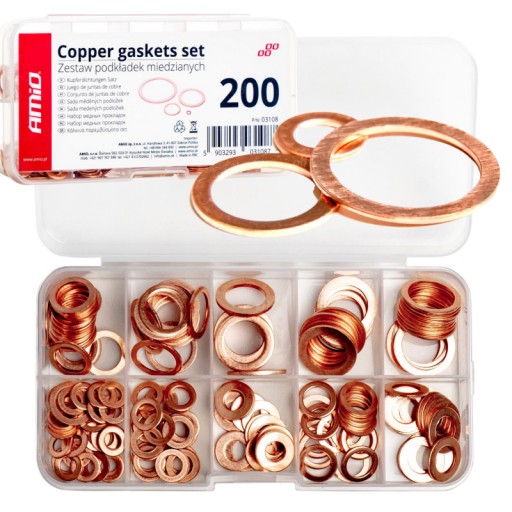 МЕДНЫЕ ШАЙБЫ НАБОР МЕДНЫХ ШАЙБ