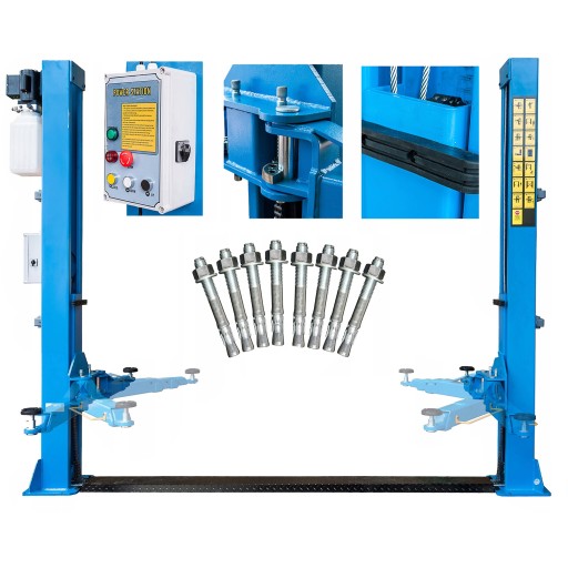 ДВОКОЛОННИЙ ПІДІЙМНИК АВТОМАЙСТЕРНЯ ЄВРО ТРЕЙД 4000КГ