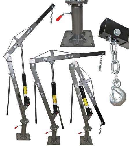 HDS АВТОМОБИЛЬНЫЙ ПОДЪЕМНЫЙ КРАН КРАН 1000 кг СКЛАДНОЙ, ПОВОРОТНЫЙ НА 360 ГРАДУСОВ