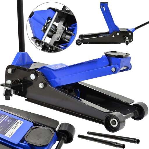 НИЗЬКОПРОФІЛЬНИЙ ГІДРАВЛІЧНИЙ ПІДІЙМНИК FAST 3.5T 95-550MM ДВОПОРШНЄВИЙ