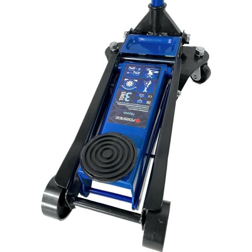 ГІДРАВЛІЧНИЙ ПІДІЙМНИК ŻABA 3T JACK RUBBER 2 PISTONS 135 - 465 mm