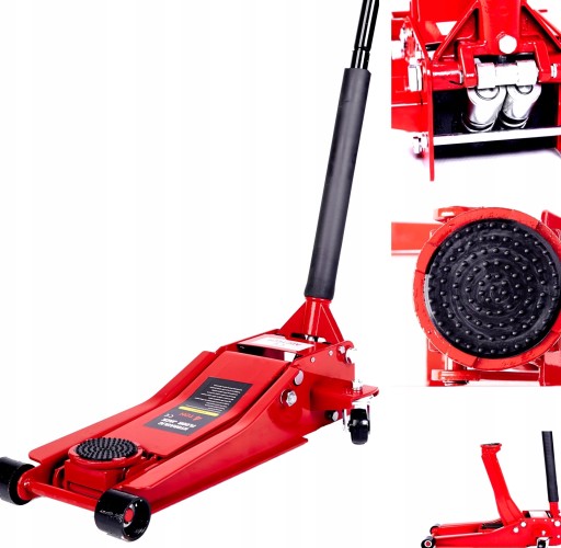 НИЗКОПРОФИЛЬНЫЙ ПОДЪЕМНИК ŻABA 4T 2-ПОРШНЕВОЙ РЕЗИНОВЫЙ НИЗКИЙ