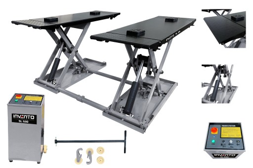 МОБІЛЬНИЙ АВТО Ножичний підйомник 3T INVENTO 400 V ВИСОТА 1 М БЕЗ МАСЛА