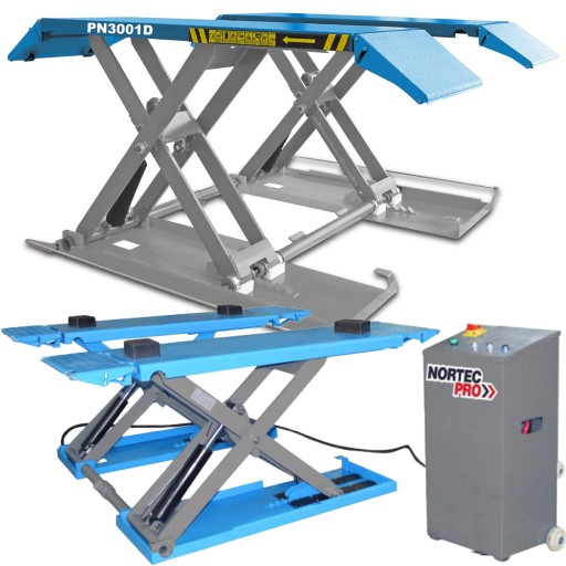 МОБИЛЬНАЯ МАСТЕРСКАЯ НОЖНИЦЫ АВТОПОДЪЕМНИК NORTEC PRO 3T 3000KG