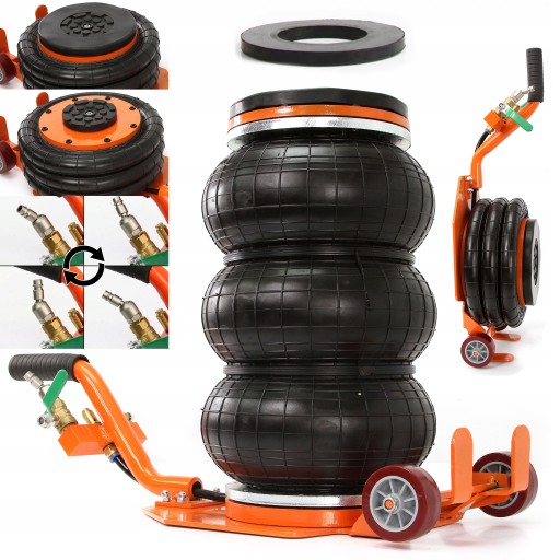 ПНЕВМАТИЧНИЙ АВТО домкрат ПОДУШКА СНІГОВИК 3.5Т жаба BJC