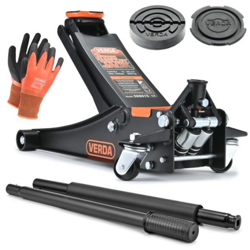 ГИДРАВЛИЧЕСКИЙ АВТОМОБИЛЬНЫЙ ПОДЪЕМНИК 3Т, НИЗКОПРОФИЛЬНЫЙ РЫЧАГОВЫЙ ДОМКРАТ, 2-ПОРШНЕВЫЙ