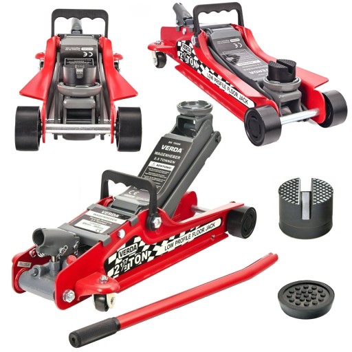 ГІДРАВЛІЧНИЙ ДОМКРАТ ДЛЯ АВТО Жаба ДЖЕК 2,5Т НИЗЬКОПРОФІЛЬНИЙ