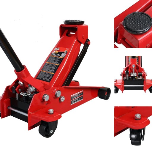 ГІДРАВЛІЧНИЙ АВТОМОБІЛЬНИЙ ДОМКРАТ ЖАБА 3.5T ГУМА МІЦНА СУВНА