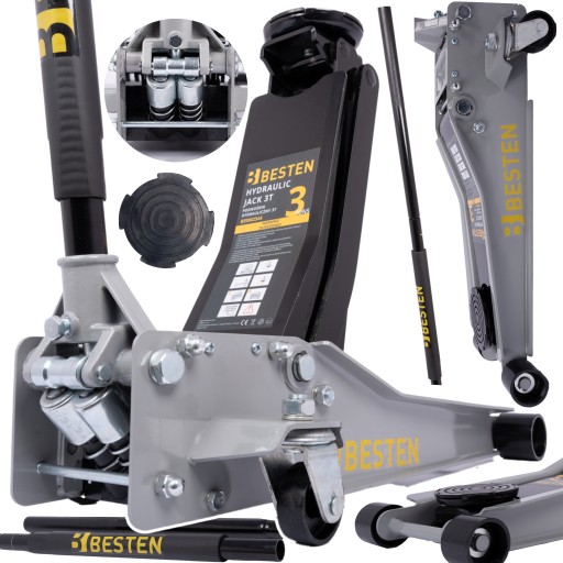 АВТОМОБИЛЬНЫЙ ПОДЪЕМНИК ГИДРАВЛИЧЕСКИЙ НИЗКОПРОФИЛЬНЫЙ АВТОМОБИЛЬНЫЙ ДОМКРАТ 3Т 85-520мм