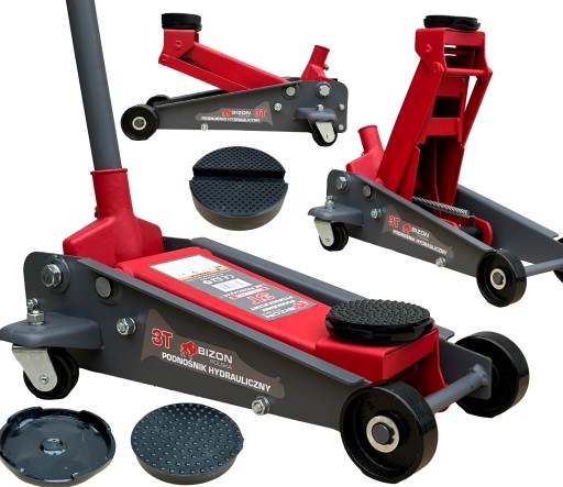 ГІДРАВЛІЧНИЙ АВТОПІДІЙНИК ŻABA 3T 3TON JACK 135-500mm BIZON PL
