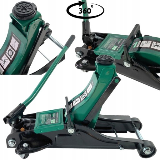 Автомобильный домкрат лягушка 2,5 т резина 360ST