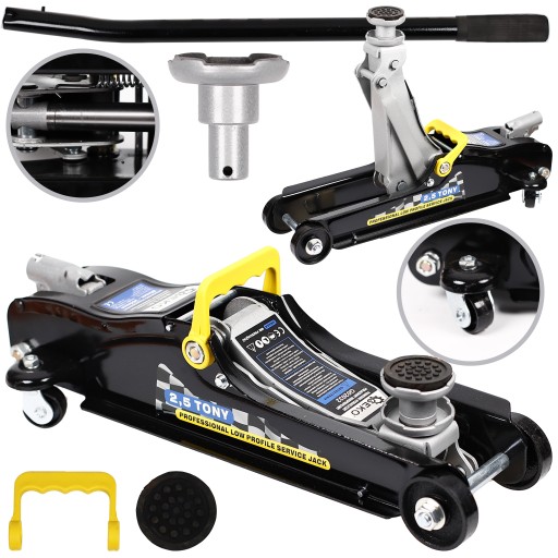 АВТОМОБИЛЬНЫЙ ДОМКРАТ ЛЯГУШКА 2.5 T РЕЗИНОВЫЙ НИЗКИЙ