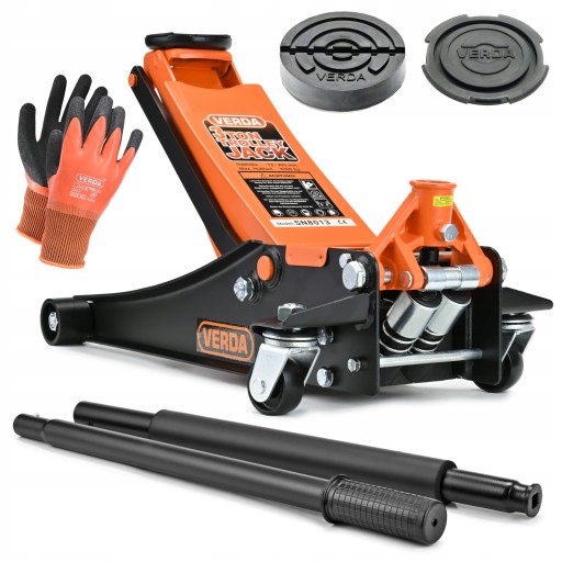 НИЗЬКОПРОФІЛЬНИЙ АВТОМОБІЛЬНИЙ ДОМКРАТ FROG 3T 2-ПОРШНЄВИЙ 73 - 515 мм