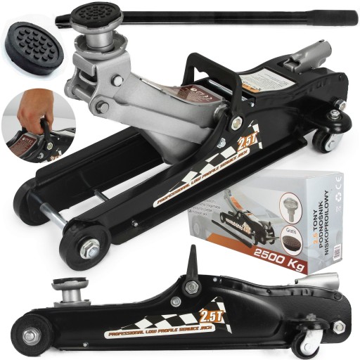 АВТОМОБІЛЬНИЙ ДОМКРАТ ЖАБА ДОМКРАТ 2,5 Т ГУМА НИЗЬКИЙ