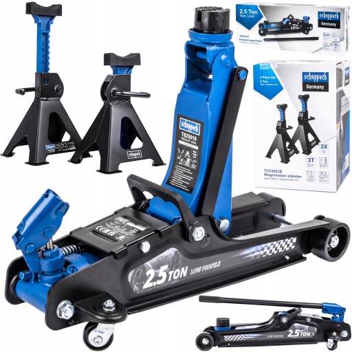 Frog НИЗЬКОПРОФІЛЬНИЙ АВТОПІДЙОМНИК 2,5 т + 3Т SCHEPPACH JACKS