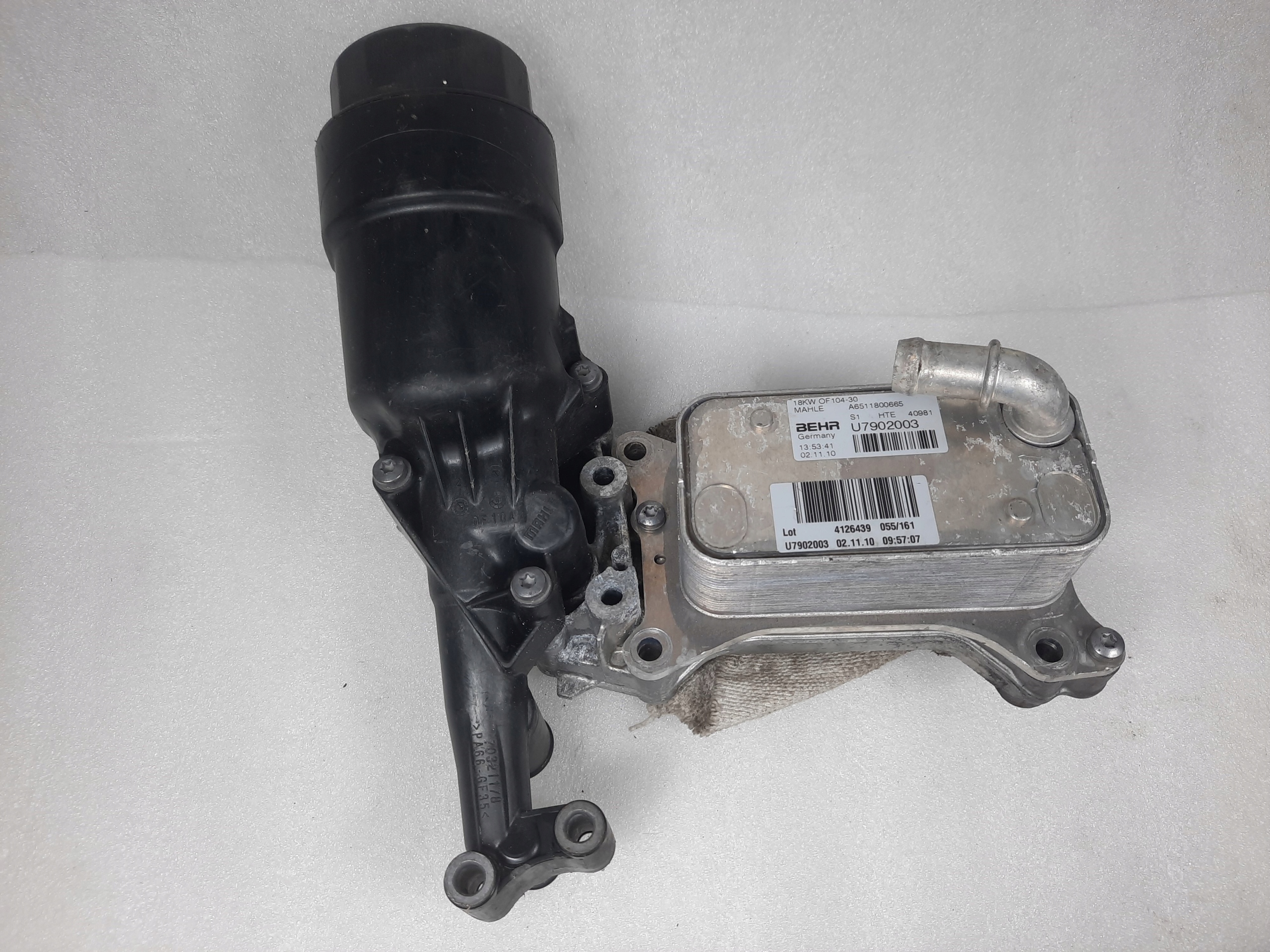 A6511800665-mercedes - ОСНОВАНИЕ ФИЛЬТРА МАСЛА РЕФРИЖЕРАЦИИ СПРИНТЕР 2.2 КДИ