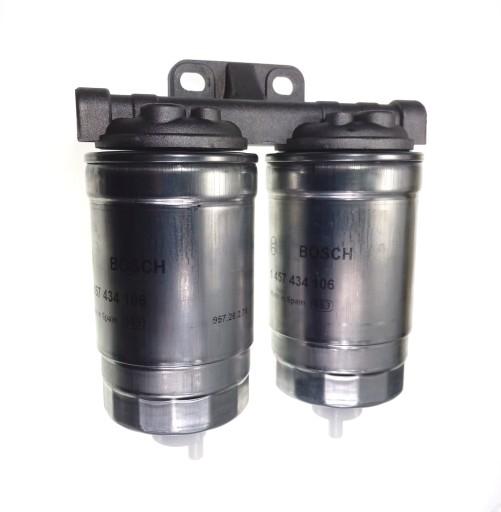 242018L106/00 - ПОДВІЙНА ОСНОВА ФІЛЬТРУ + ВУШКА ДЛЯ ШЛАНГУ ФІЛЬТРІВ BOSCH 7,5-8,5 мм ГВИНТ M14