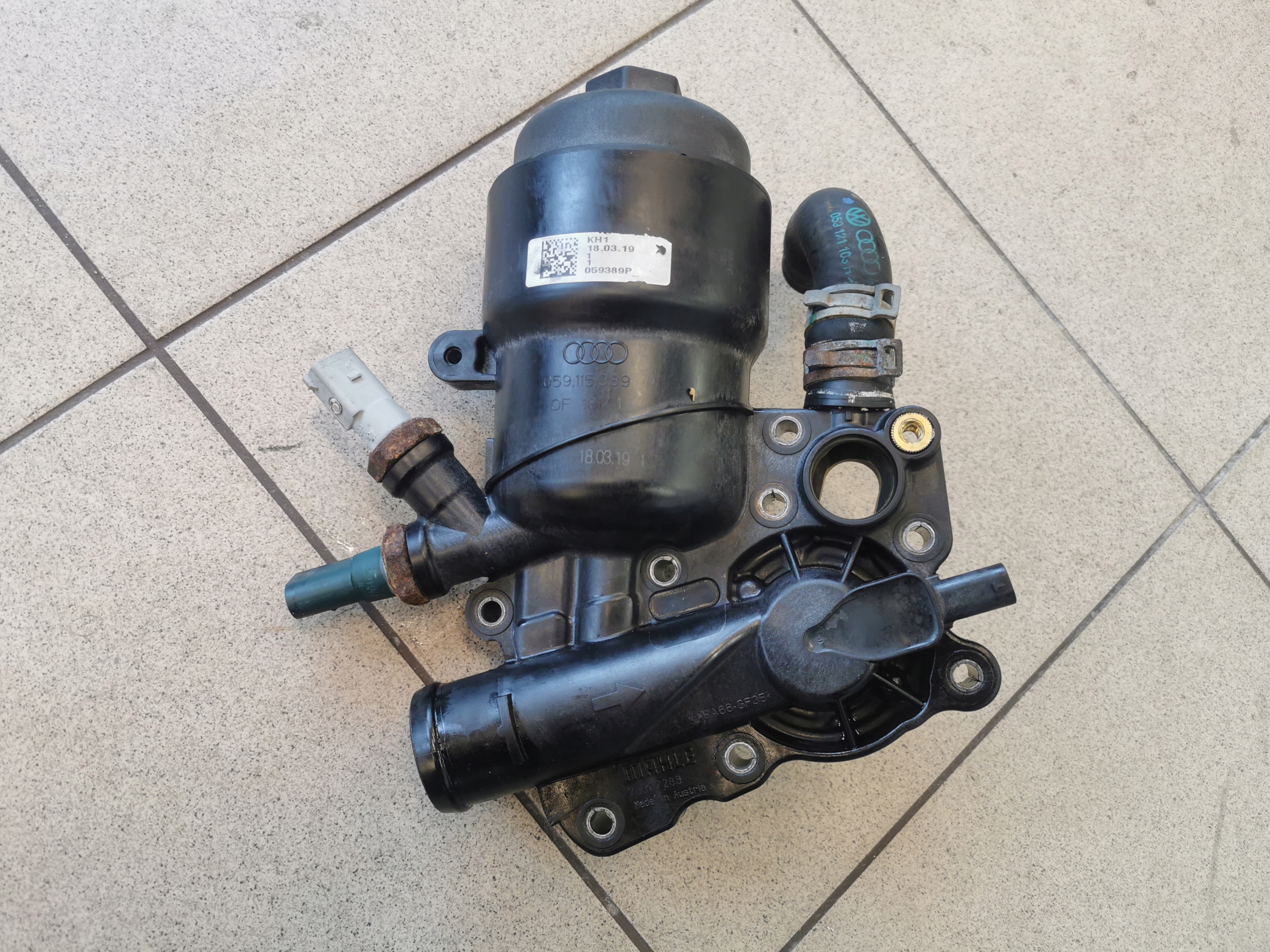 059115389P 059115389 - Базовый корпус масляного фильтра AUDI A6 C7 3.0 TDI