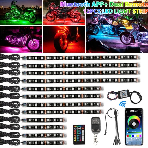 СВІТЛОДІОДНЕ ОСВІТЛЕННЯ ШАСІ ПІЛОТНОГО МОТОЦИКЛА