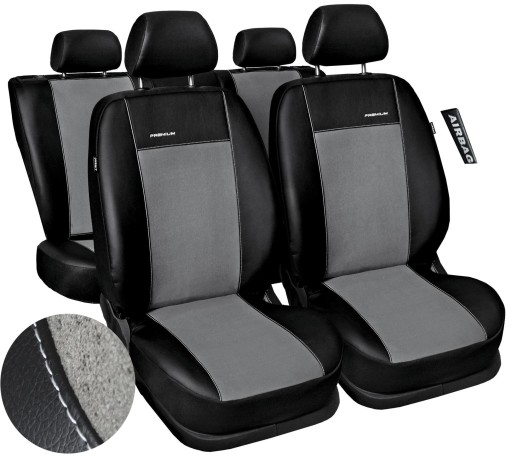 СПЕЦІАЛЬНІ СТИЛЬНІ ШКІРЯНІ ЧОХЛИ ДЛЯ DACIA LOGAN I 2004 - 2012