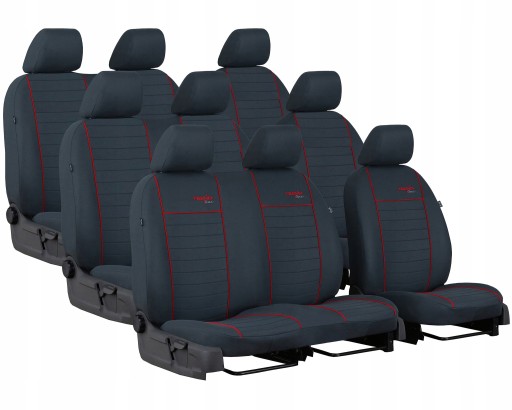 ЧОХЛИ ДЛЯ СИДІНЬ АВТОБУСА RENAULT TRAFIC 2 9M