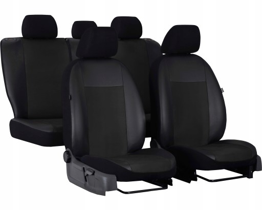 ПЕРЕДОВЫЕ КОЖАНЫЕ ЧЕХИ НА СИДЕНИЯ АЛИКАНТЕ ДЛЯ HYUNDAI KONA 1