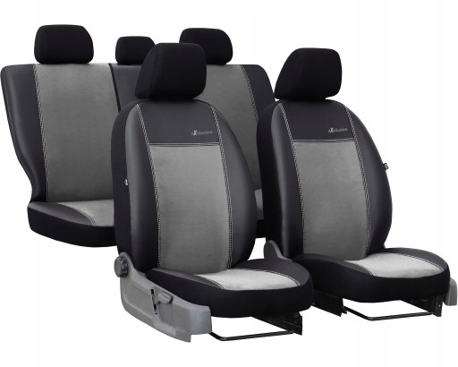 КОМПЛЕКТ КОЖАНЫХ ЧЕХОВ ДЛЯ АВТОМОБИЛЬНЫХ СИДЕНИЙ ДЛЯ SKODA FABIA IV