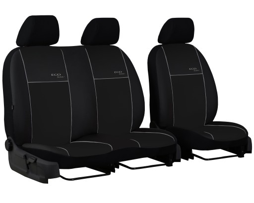 ШКІРЯНІ АВТОМОБІЛЬНІ ЧОХЛИНИ НА СИДІННЯ RENAULT KANGOO III 2+1