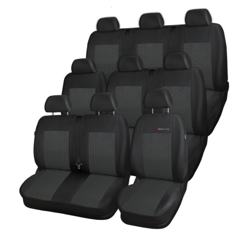 Чехлы на сиденья Opel Vivaro 9-мест. 2004 2009 2010 2011 2001-2014