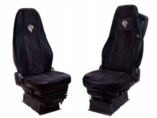 ЧЕХОЛЫ VOLVO FH4 2013 ГОДА 1 РЕМЕНЬ КОЖА/ВОРОТ ВСЕ ЧЕРНЫЕ