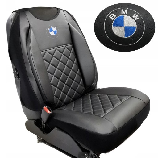 КОВРИК ДЛЯ АВТОСИДЕНИЯ АВТОБУС С ВЫШИВКОЙ ВАШЕГО ЗНАКА ЛОГОТИПА BMW СИДЕНЬЕ