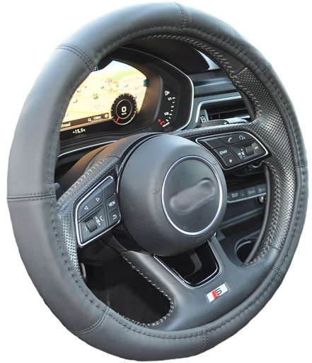 КРИШКА РУЛЬОВОГО КОЛЕСА ШКІРА ГЛАДКА НАКЛАДКА ШКІРА (M)