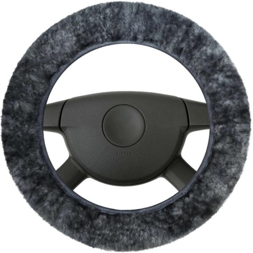 ЧЕХОЛ НА РУЛЬ ИЗ ОВЕЧЬЕЙ КОЖИ WALSER 15942-0 АНТРАЦИТ 37-39 ММ