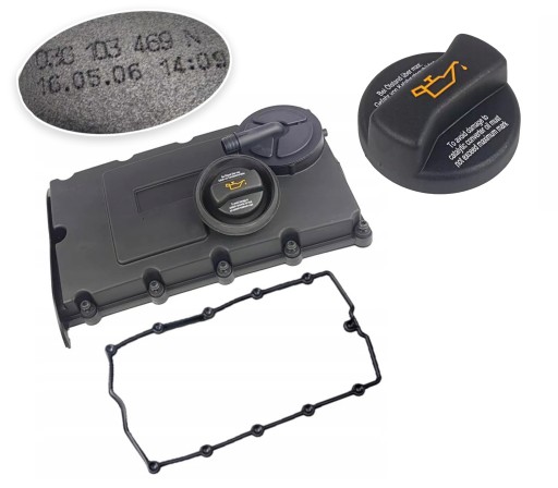 КЛАПАННА КРИШКА 03G103469N 2.0 TDI 16V BKD BKP ОРИГІНАЛ + Прокладка