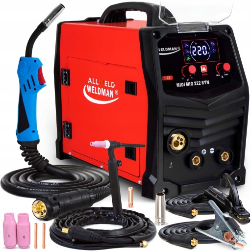 СВАРОЧНЫЙ АППАРАТ WELDMAN MIG MAG MMA TIG АЛЮМИНИЕВЫЙ ФЛЮС