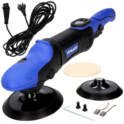 ЭЛЕКТРИЧЕСКАЯ ПОЛИРОВАЛЬНАЯ МАШИНА С РЕГУЛИРУЕМОЙ СКОРОСТЬЮ 1200ВТ ITALKO IR150-1