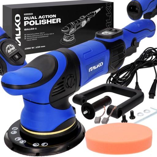 ITALKO IDA150-1 СВЕТОДИОДНАЯ ПОЛИРОВАЛЬНАЯ МАШИНА 1000 Вт ДВОЙНОГО ДЕЙСТВИЯ, ХОД 21 мм