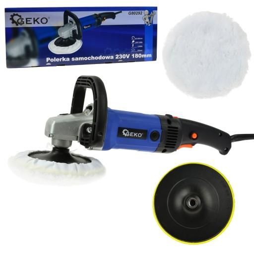 ПОЛІРУВАЛЬНА МАШИНА РОТАЦІЙНА 1200Вт 180мм 230В
