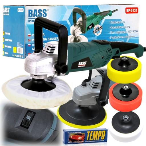 АВТОПОЛІРОЛЬ 1900W 180мм + 3 ГУБКИ + ПАСТА