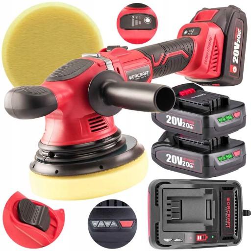 COP-S20LIB COP-S20LIB АКУМУЛЯТОРНА ПОЛІРУВАЛЬНА МАШИНА + 2AKU 2.0Ah
