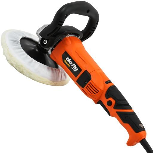 АВТОПОЛІРУВАЛЬНА МАШИНА ЕЛЕКТРОШЛІФАЛЬНА 2400ВТ З РЕГУЛЮВАННЯМ + ГУБКА + ПАСТА