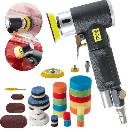 ПОЛИРОВАЛЬНАЯ МАШИНА ДЛЯ АВТОМОБИЛЕЙ ЭКСЦЕНТРИЧЕСКАЯ ПОЛИРОВАЛЬНАЯ МАШИНА 25ММ 50ММ 75ММ + ГУБКИ + ПОДУШКИ