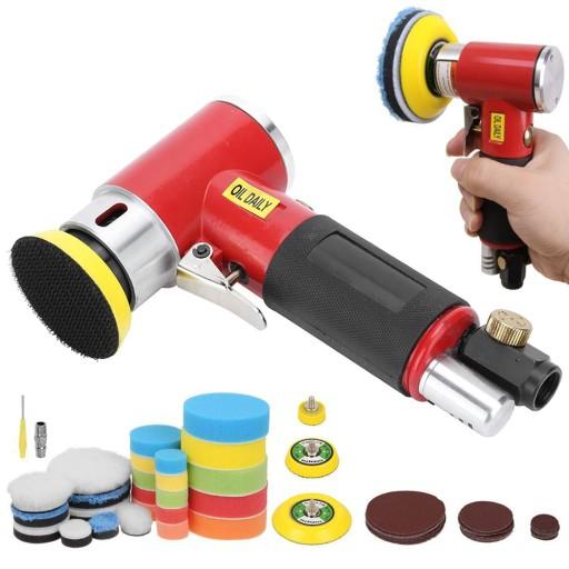 МАШИНА ПОЛІРУВАЛЬНА МАШИНА ДЛЯ МЕБЛІВ ШЛІФУВАЛЬНА МАШИНА + 15x ПОЛІРУВАЛЬНА ГУБКА