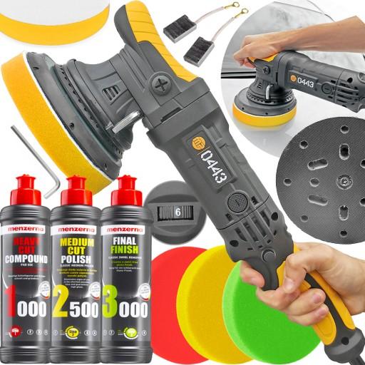 АВТОПОЛИРОВАЛЬНАЯ МАШИНА ЭКСЦЕНТРИЧЕСКАЯ ШЛИФОВАЛЬНАЯ МАШИНА DA + MENZER PASTE