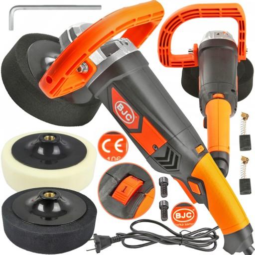 АВТОПОЛІРУВАЛЬНА МАШИНА, ШЛІФАЛЬНА МАШИНКА З РЕГУЛЮВАННЯМ ДЛЯ ПОЛІРУВАННЯ АВТО + ГУБКА BJC